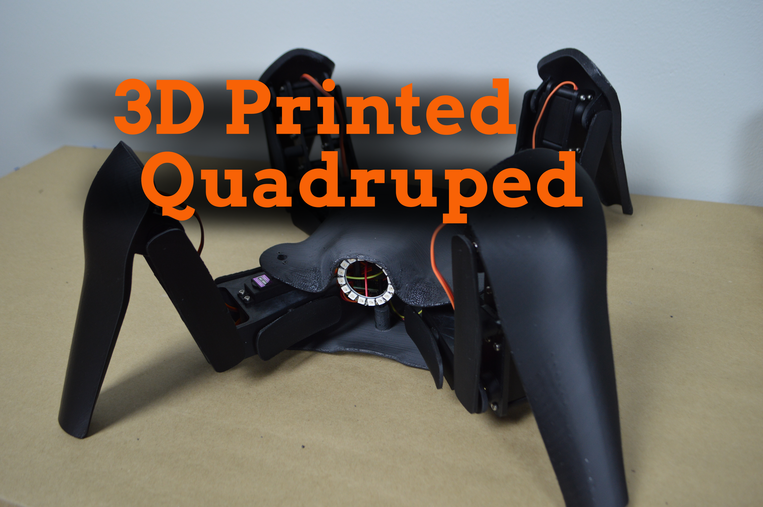 A 3D Printed Quadruped Robot : 31 Steps (with Pictures) - Instructables