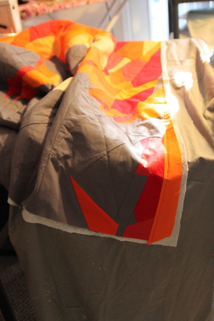 Spray Basting Your Quilt for at Home Quilting! Get to Quilting!