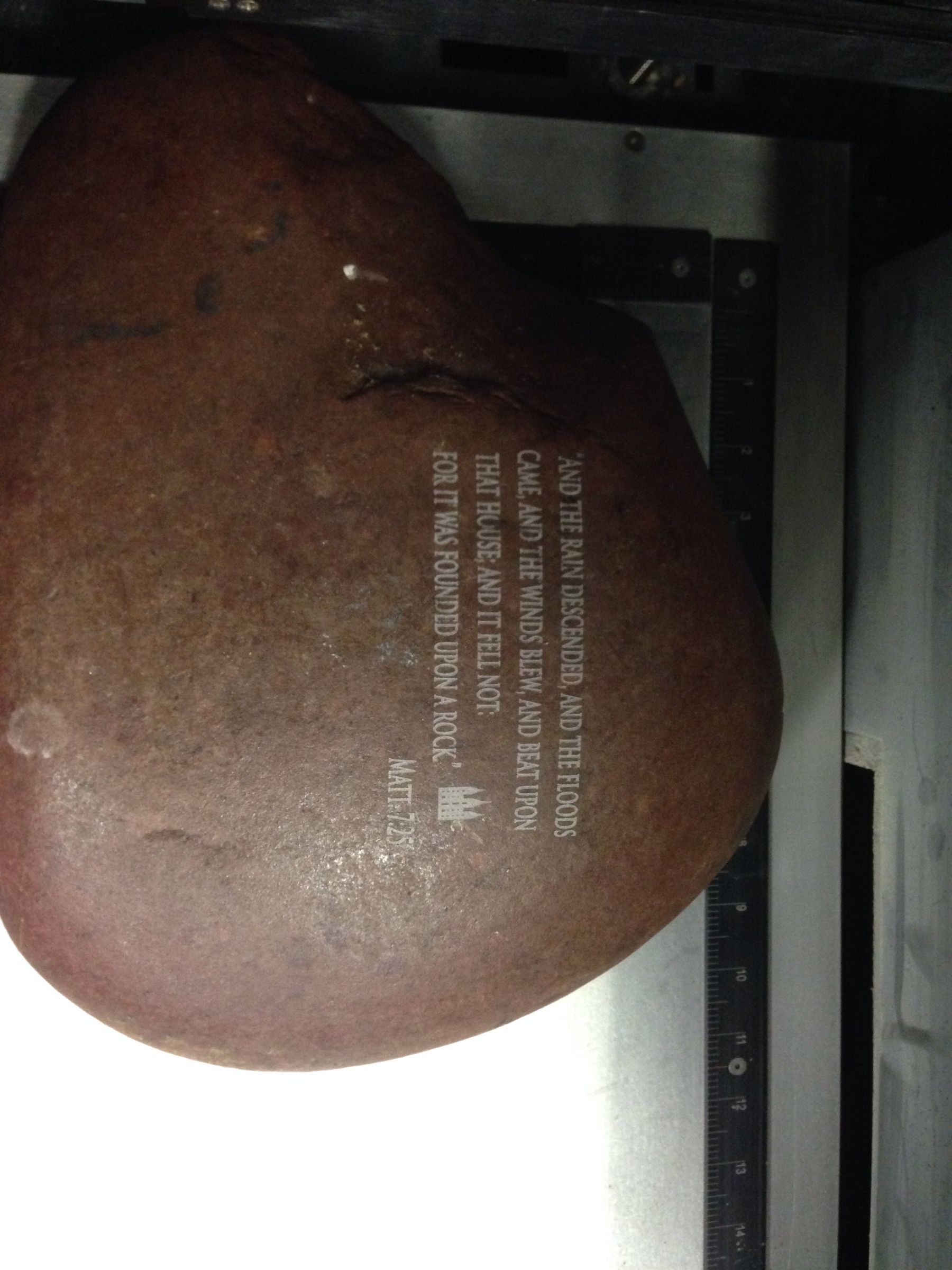 Laser Etch on a Rock 3 Steps Instructables