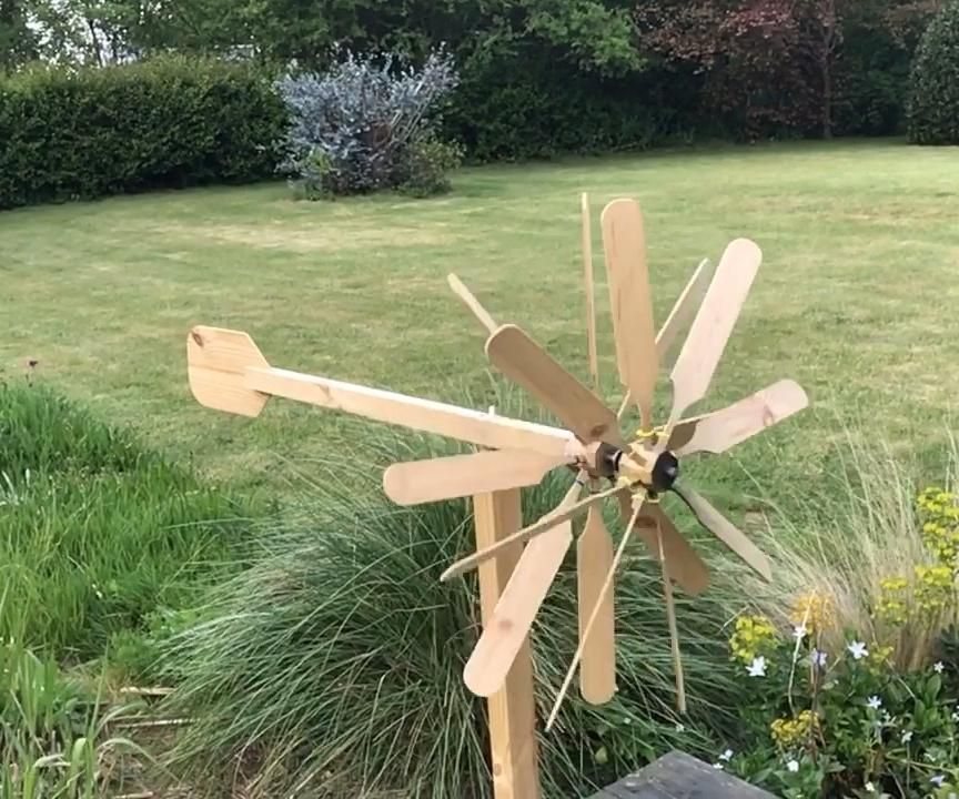 Contrarotating Non Power Generating Wind Turbine