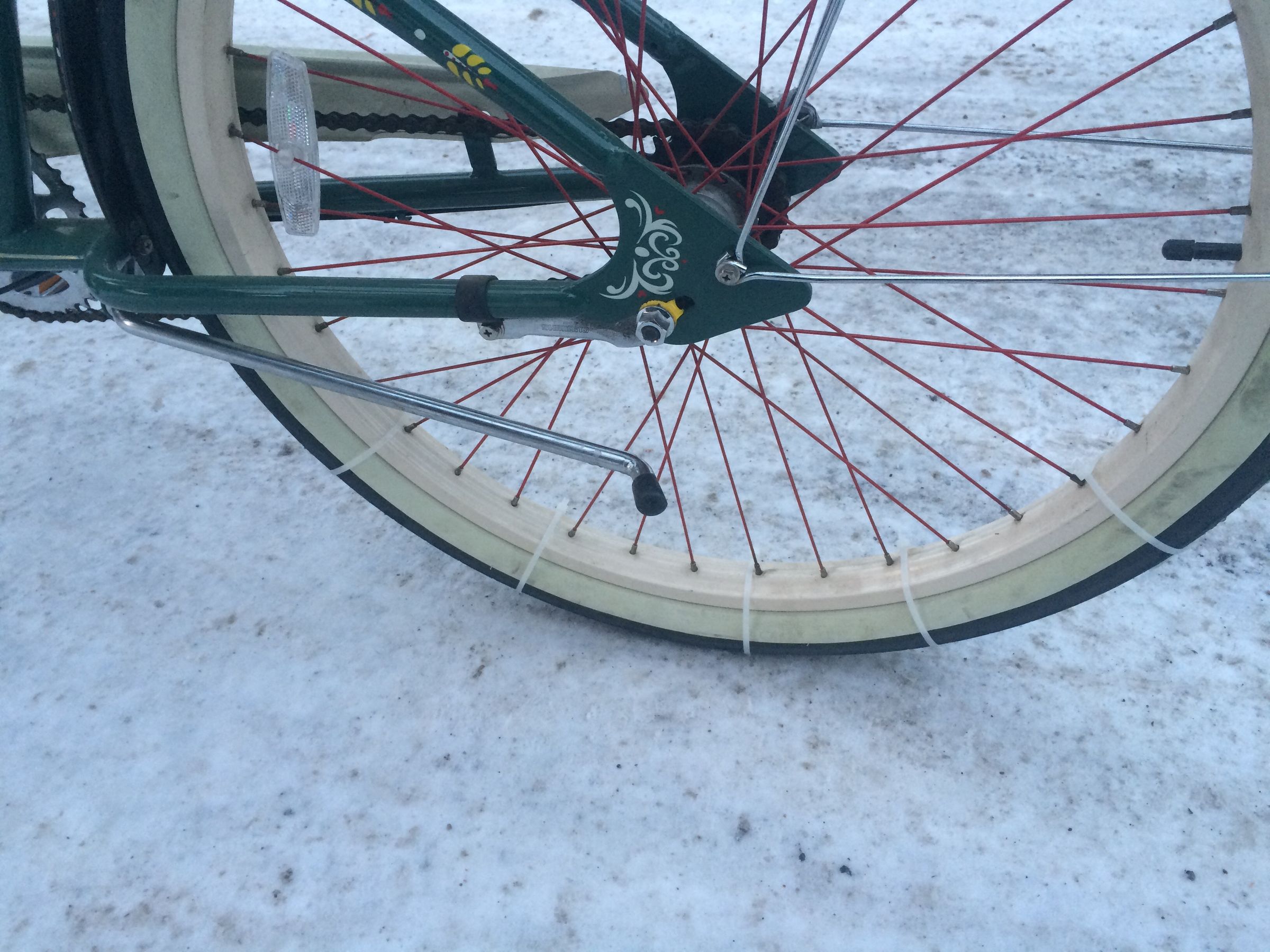 Zip Tie Bike Traction Chain