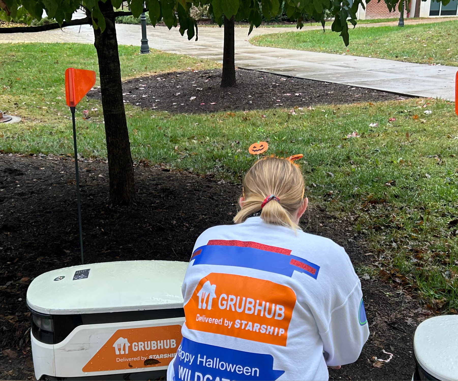 Starship Food Delivery Robot Sweatshirt Costume