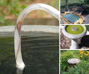 How to Make a Birdbath