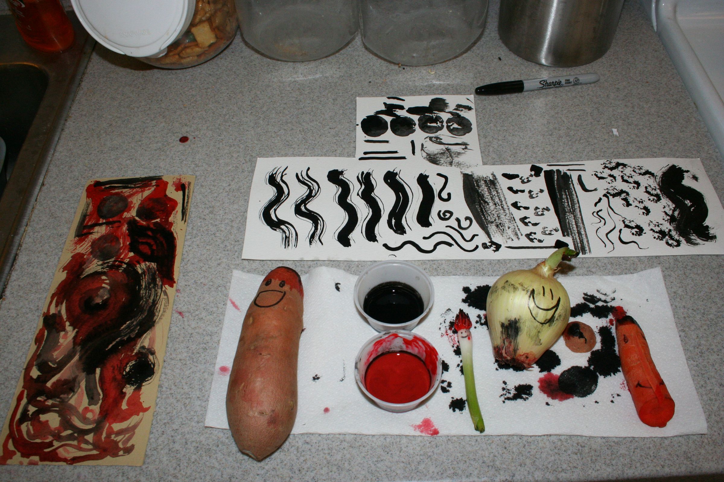 How to Paint With Vegetables Instructables