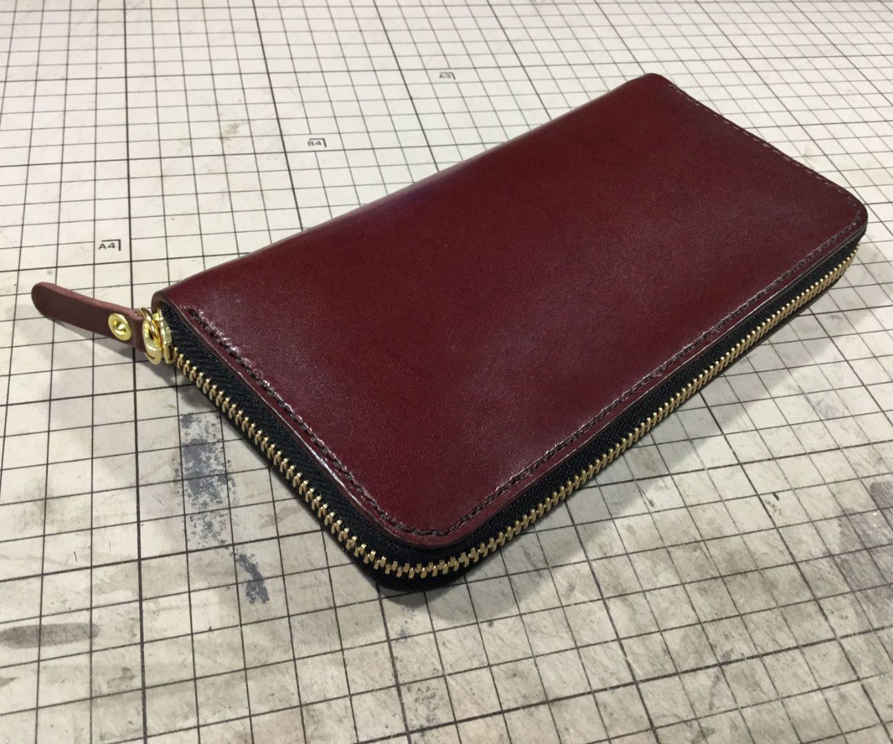 Round Zipper Wallet With Pattern