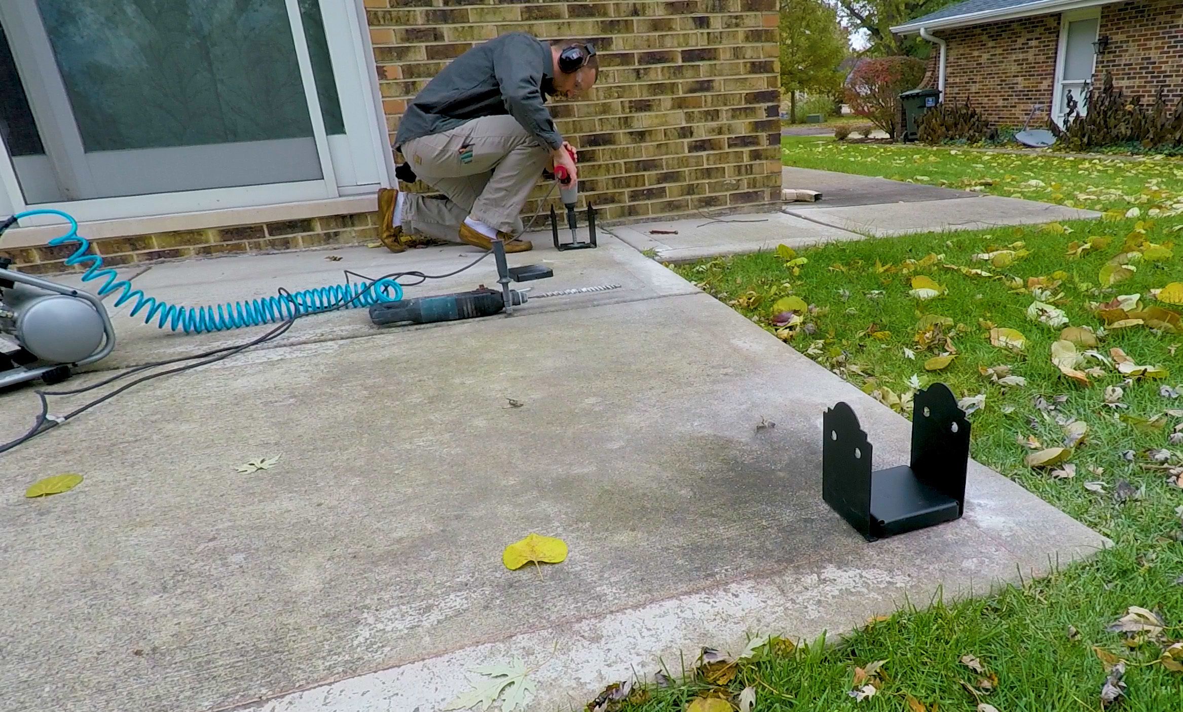 How to Build a Pergola on a Concrete Patio in Two Days 18 Steps (with