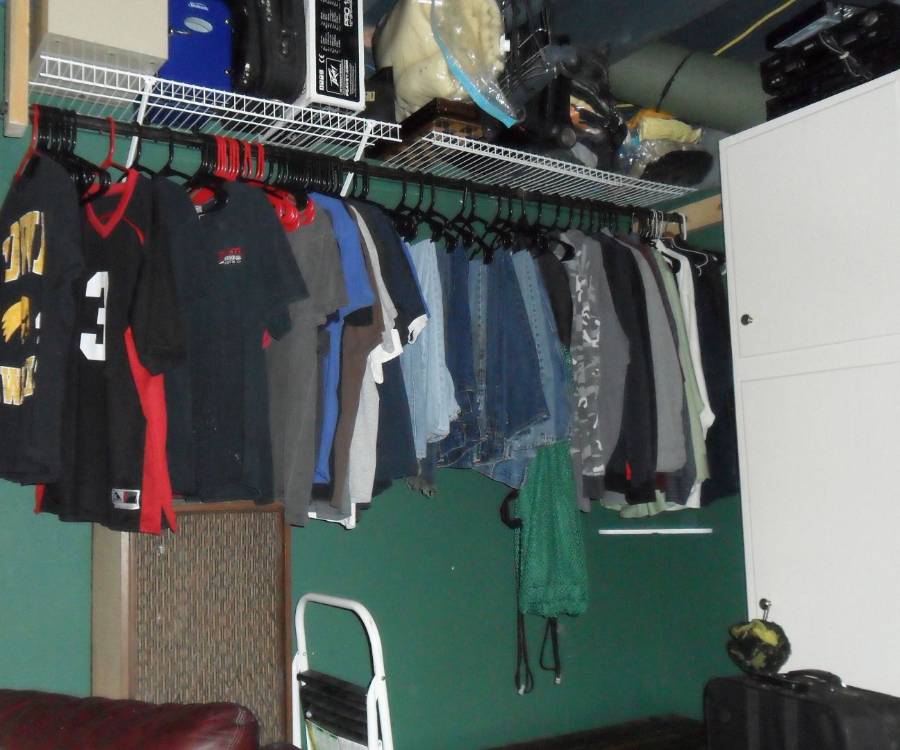 Finishing & Furnishing a Basement Using Spare Change Part 1: Closet Space