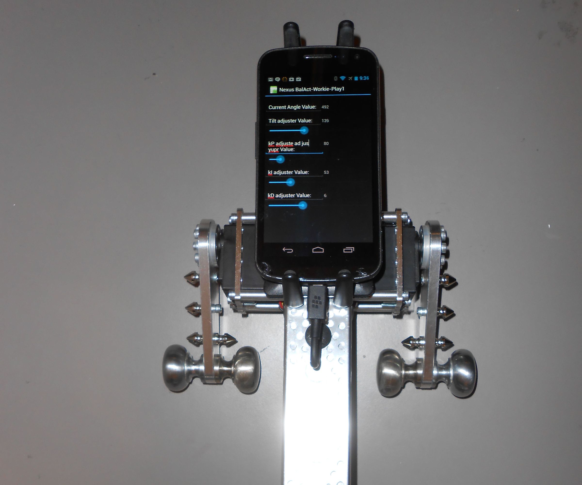 Baldroid V3 Balancing Robot With Actobotics Parts and IOIO-OTG