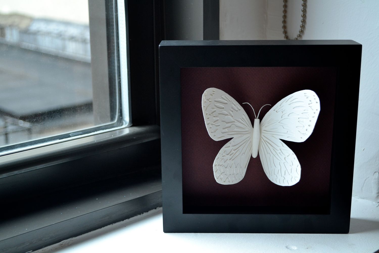 How to Make a Framed Paper Butterfly