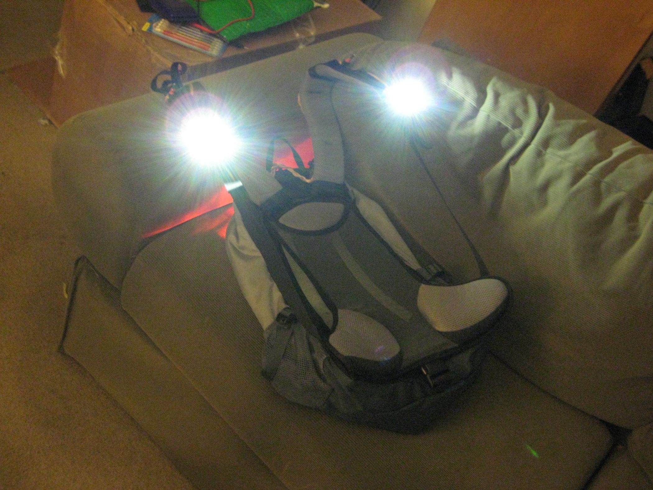 Power LED Backpack Lighting System 3 Steps Instructables