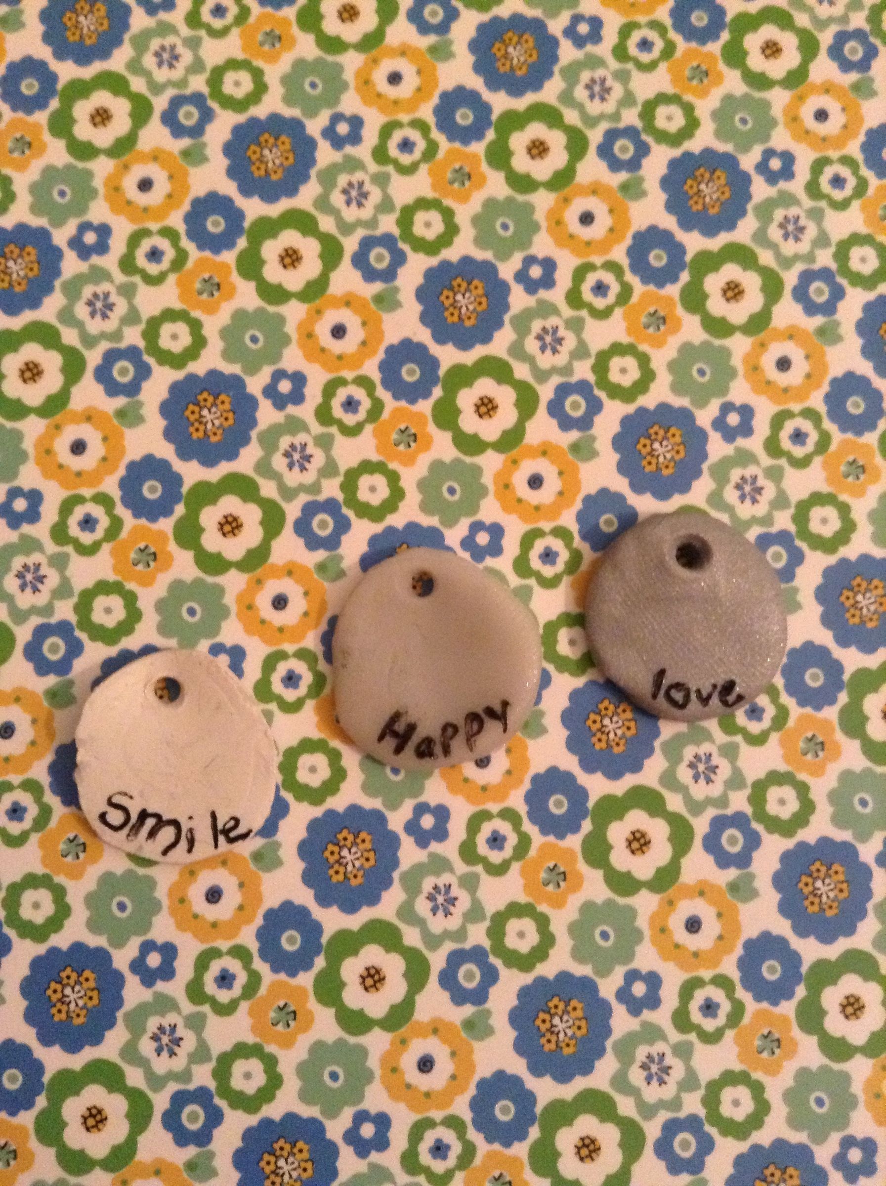 DIY Clay Birthday Necklace