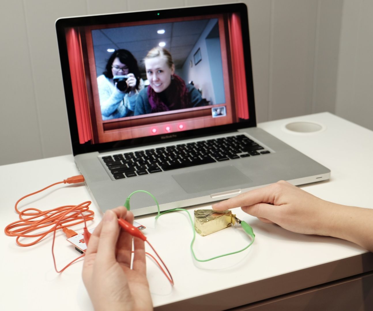 Say Cheese Photo Booth with MaKey MaKey