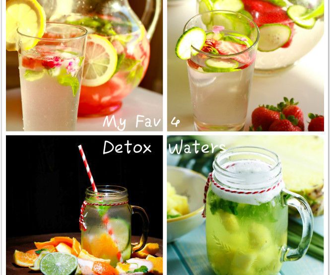 My Favorite 4 Easy Homemade Detox Water Recipes