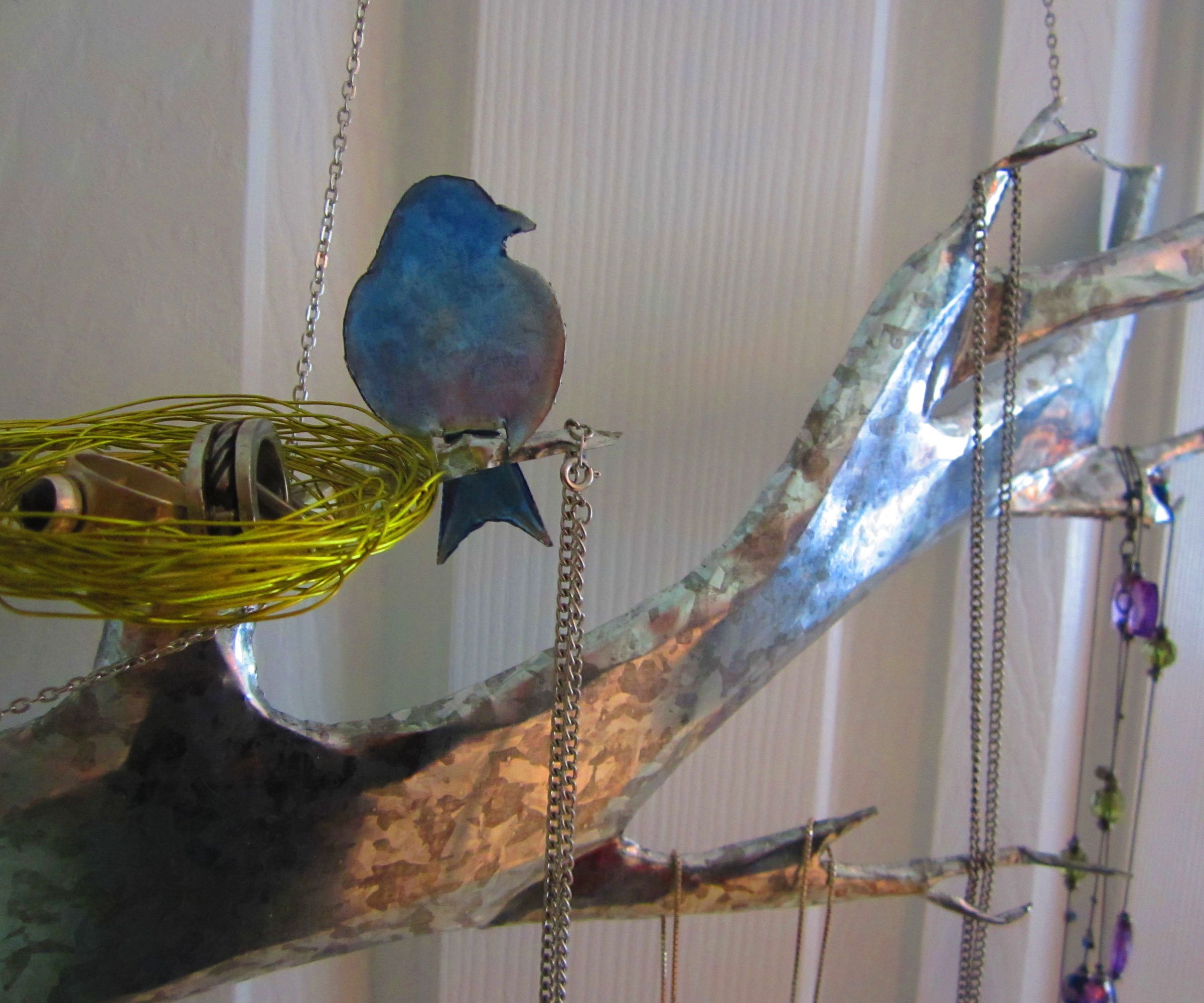 Aluminum Branch Necklace Organizer