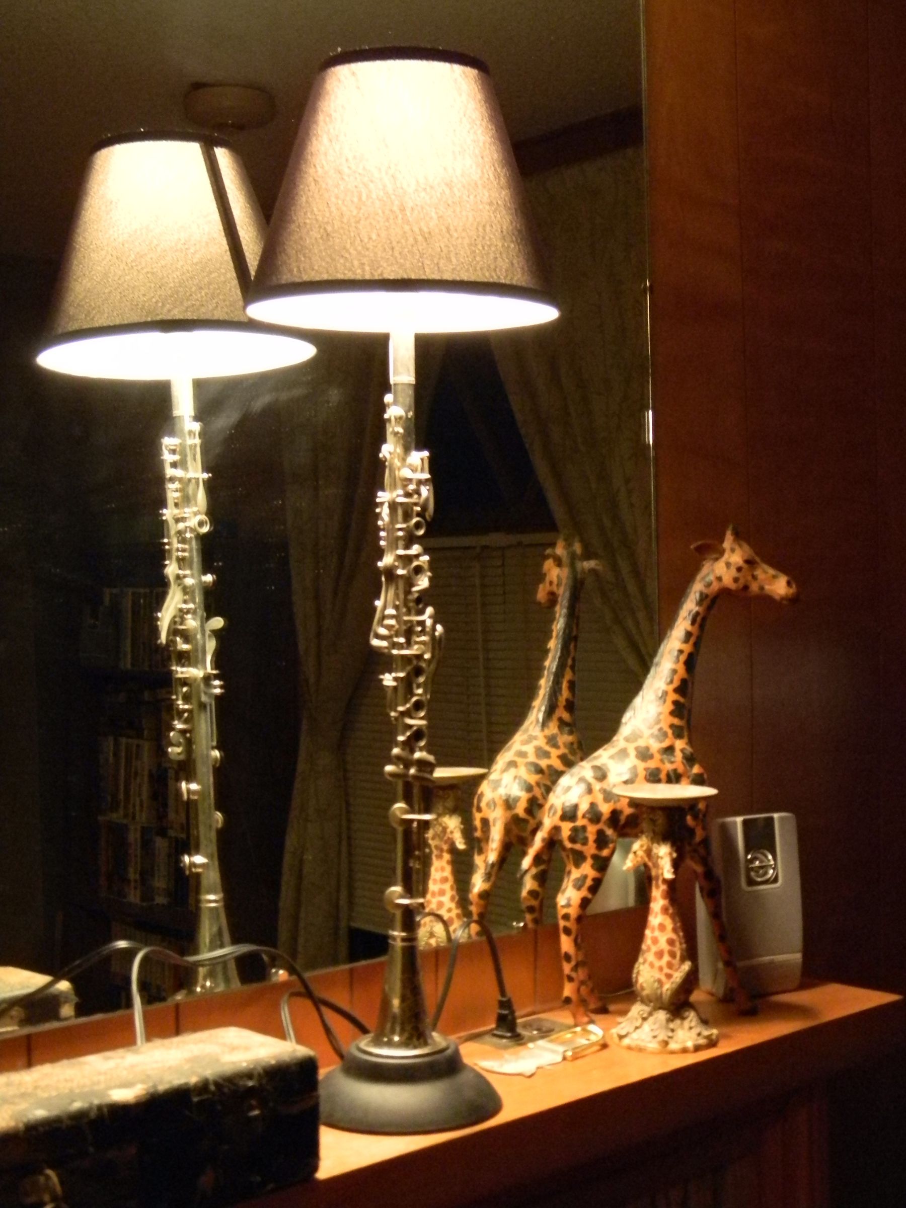 Classy Clarinet Lamp