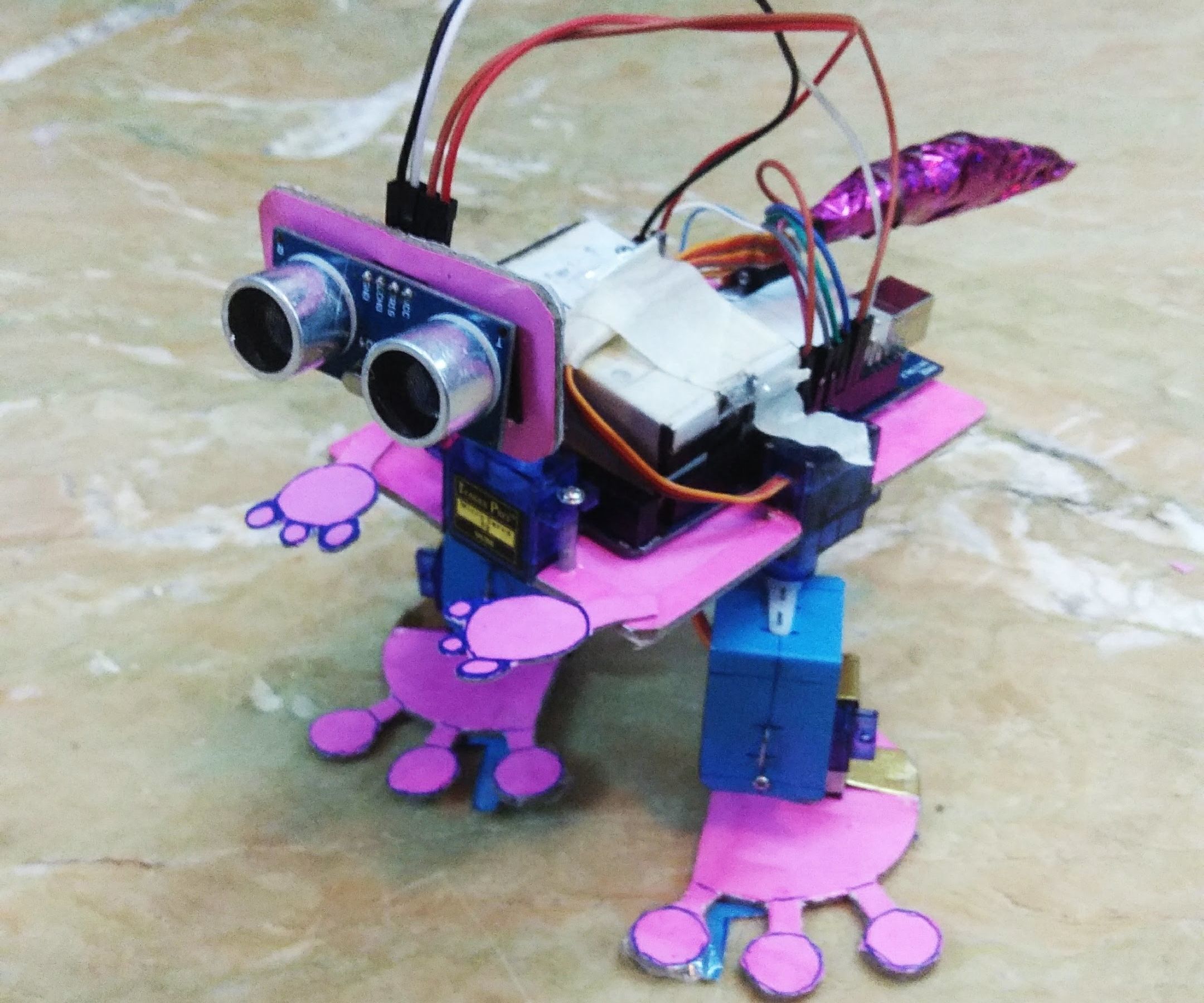 Arduino Bi-ped (baby Dino)