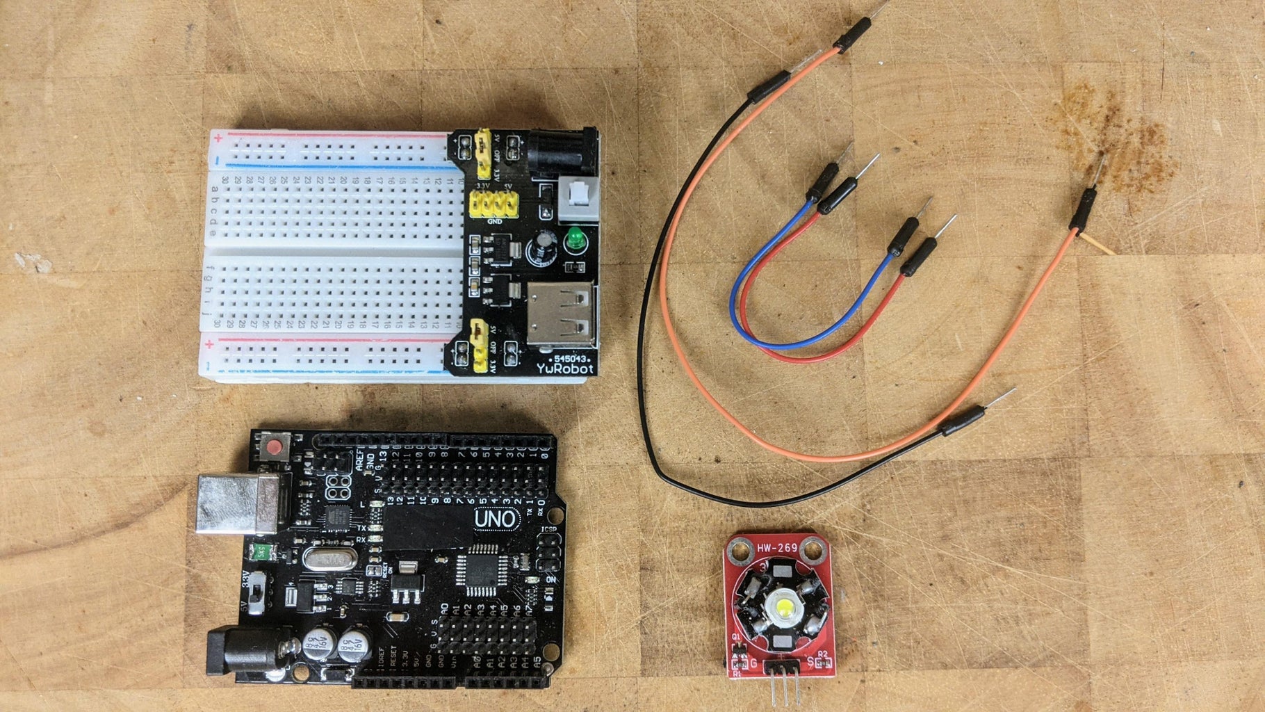 5V 3W White LED Module Usage Guide : 4 Steps - Instructables