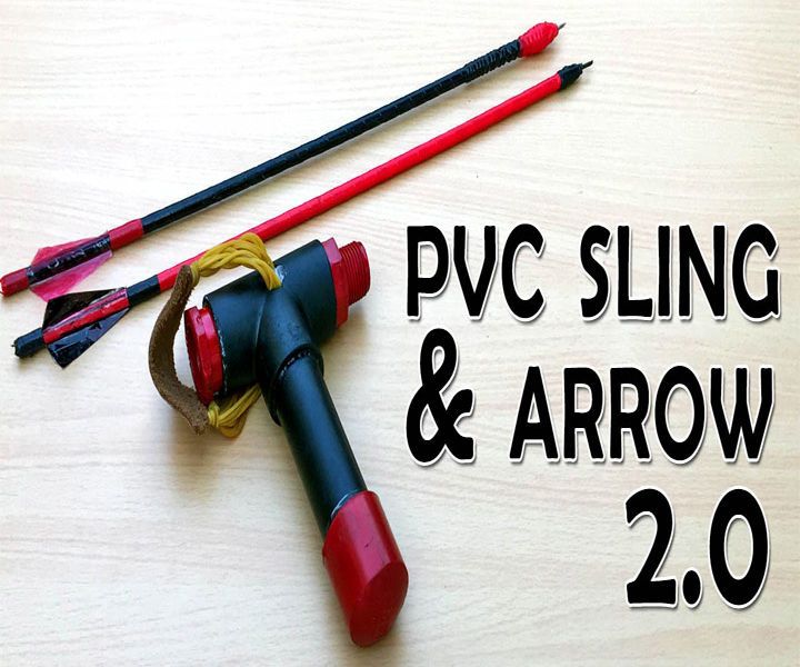 PVC Slingshot Bow V 2.0 With Shooting Demo (Video)