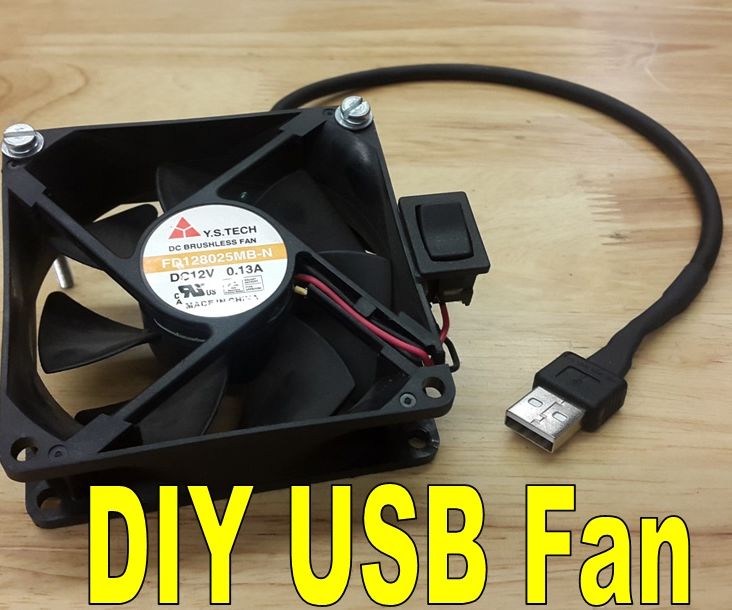 USB Fan 7 Steps Instructables