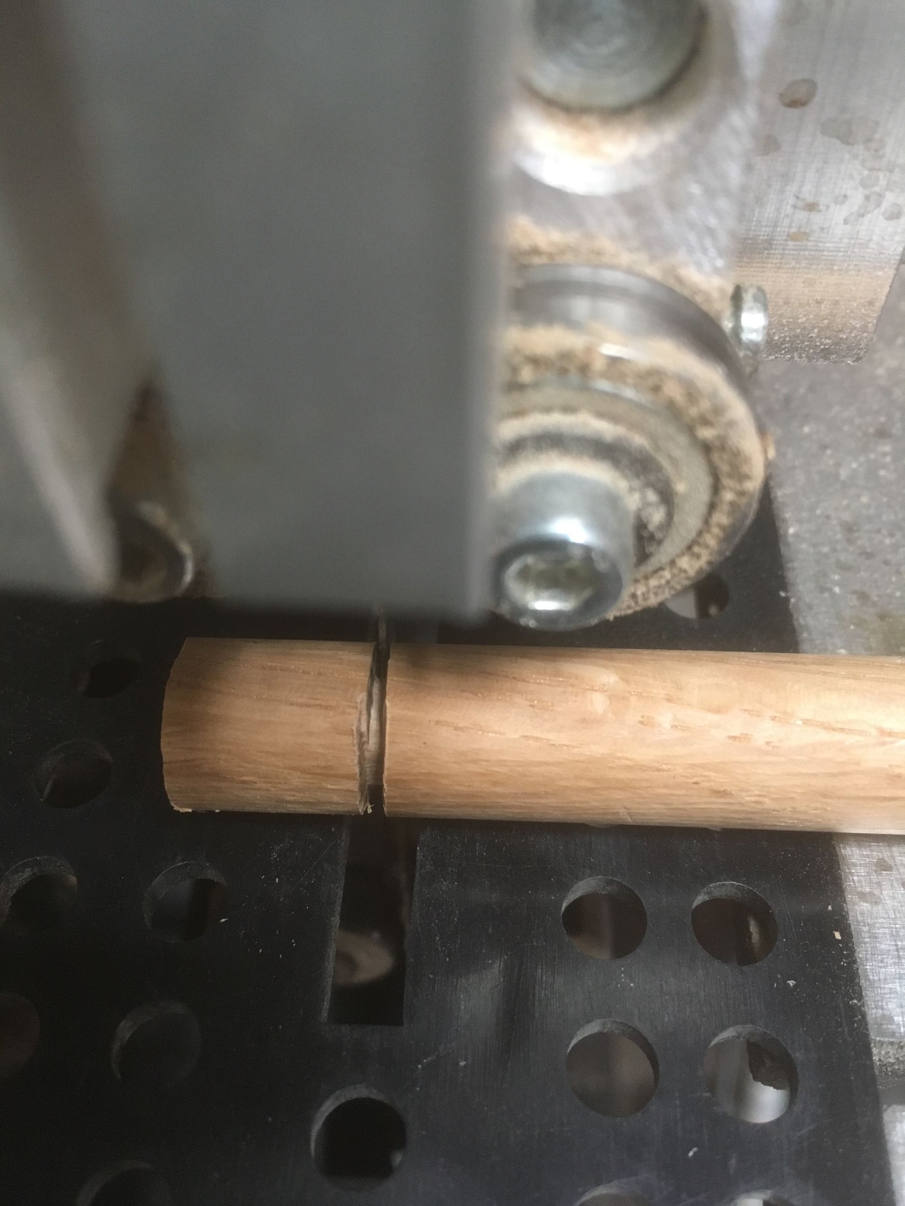 "Turning" a Dowel on the Bandsaw for Mortise and Tenon Joint