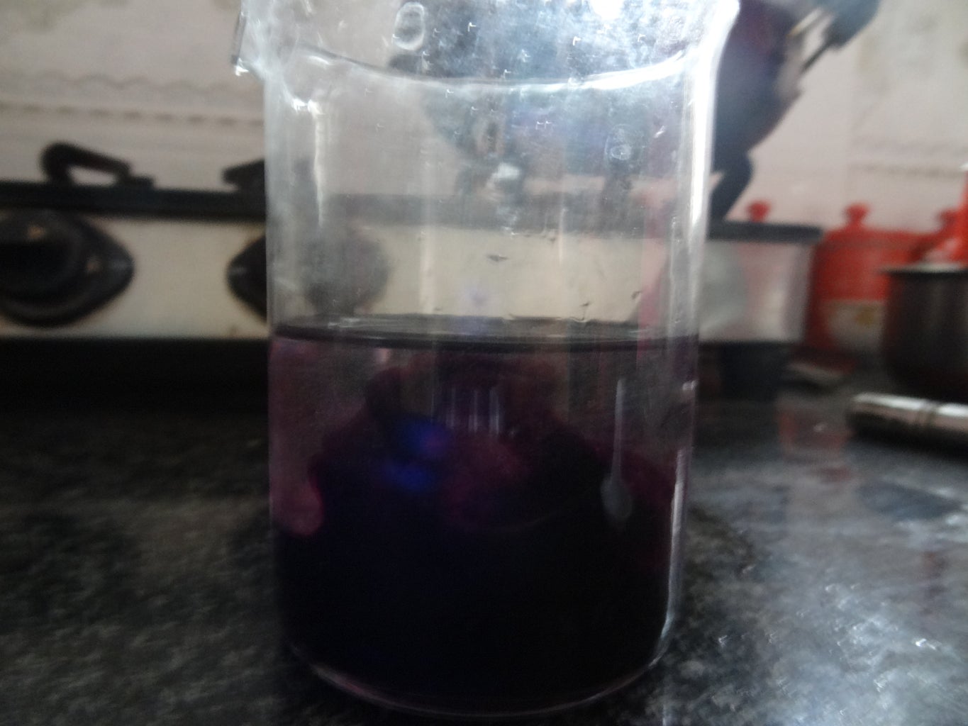 Adding Potassium Permanganate