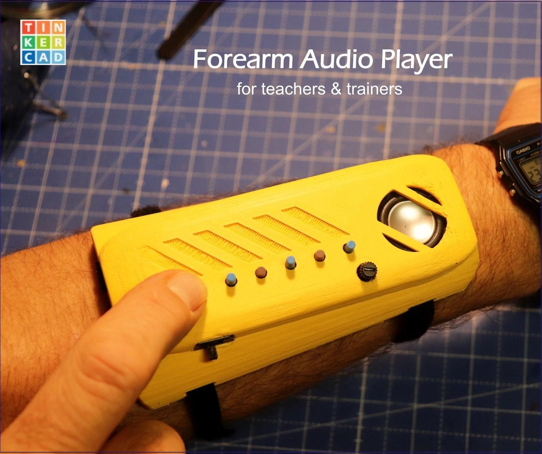 Forearm Audio Player for Teachers
