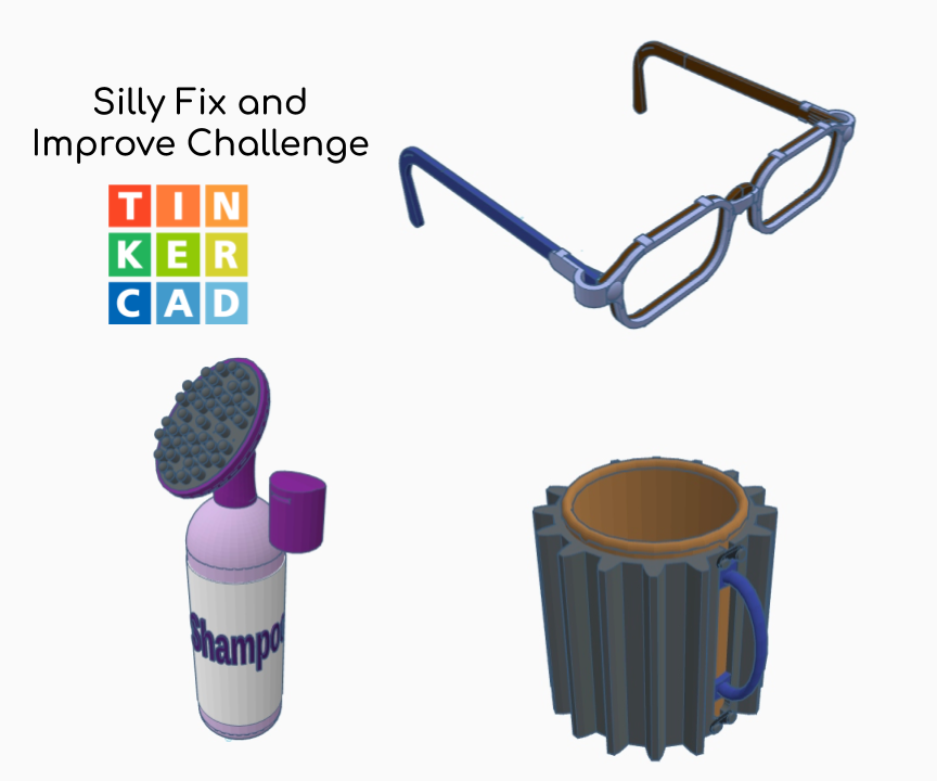 Silly Repairs and Improvements Using Tinkercad