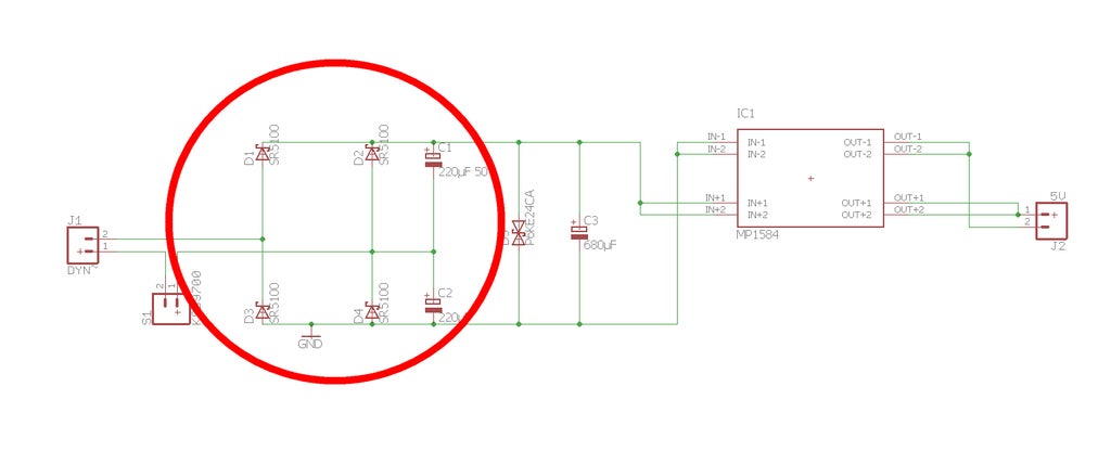 10โฌ BICYCLE USB CHARGER : 11 Steps (with Pictures) Circuit Diagram