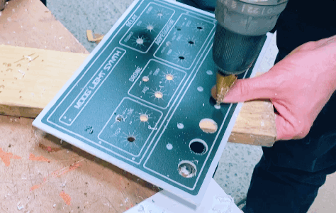 Drilling and Test Fitting the Front Panel