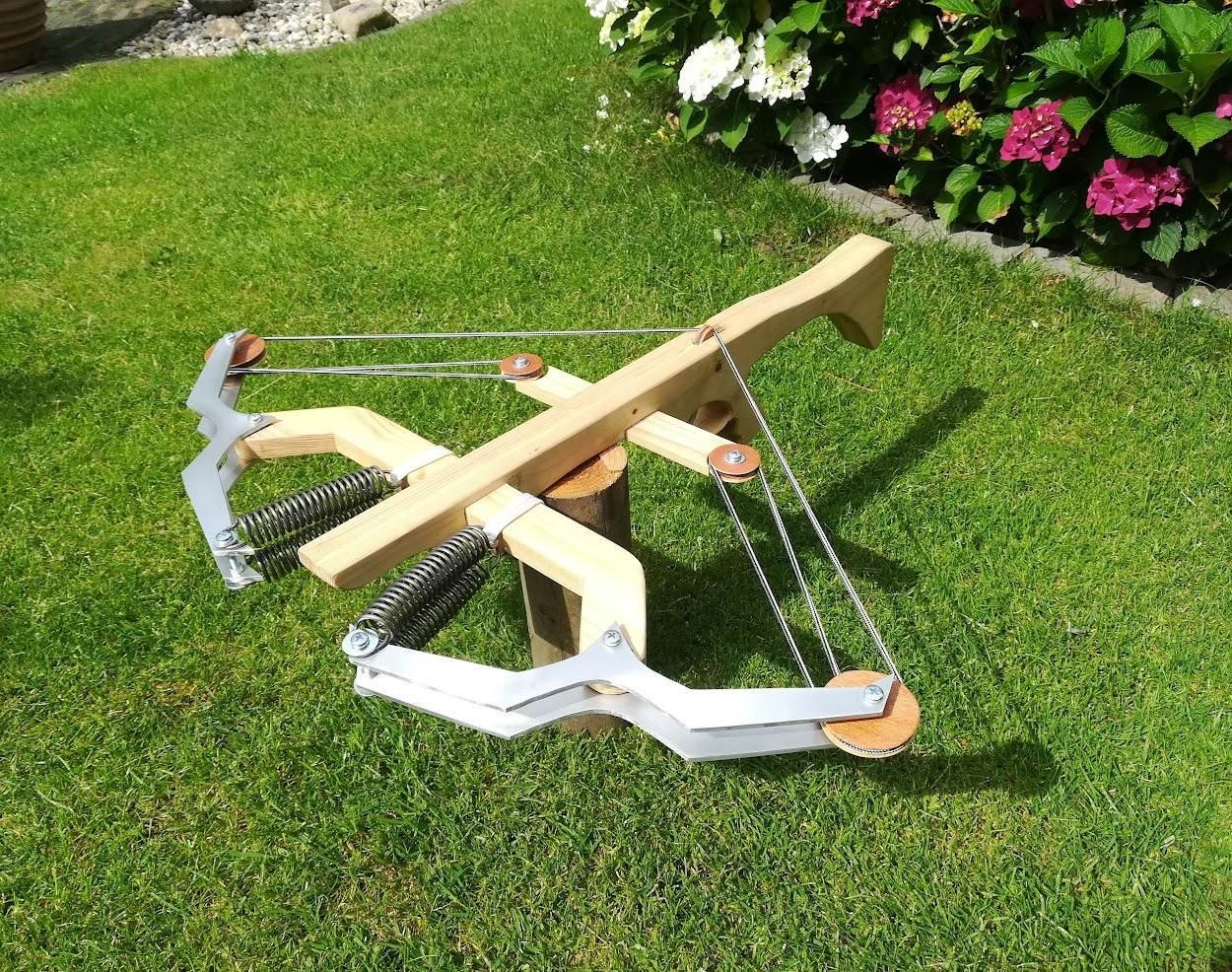 Wooden Pulley Crossbow 6 Steps Instructables