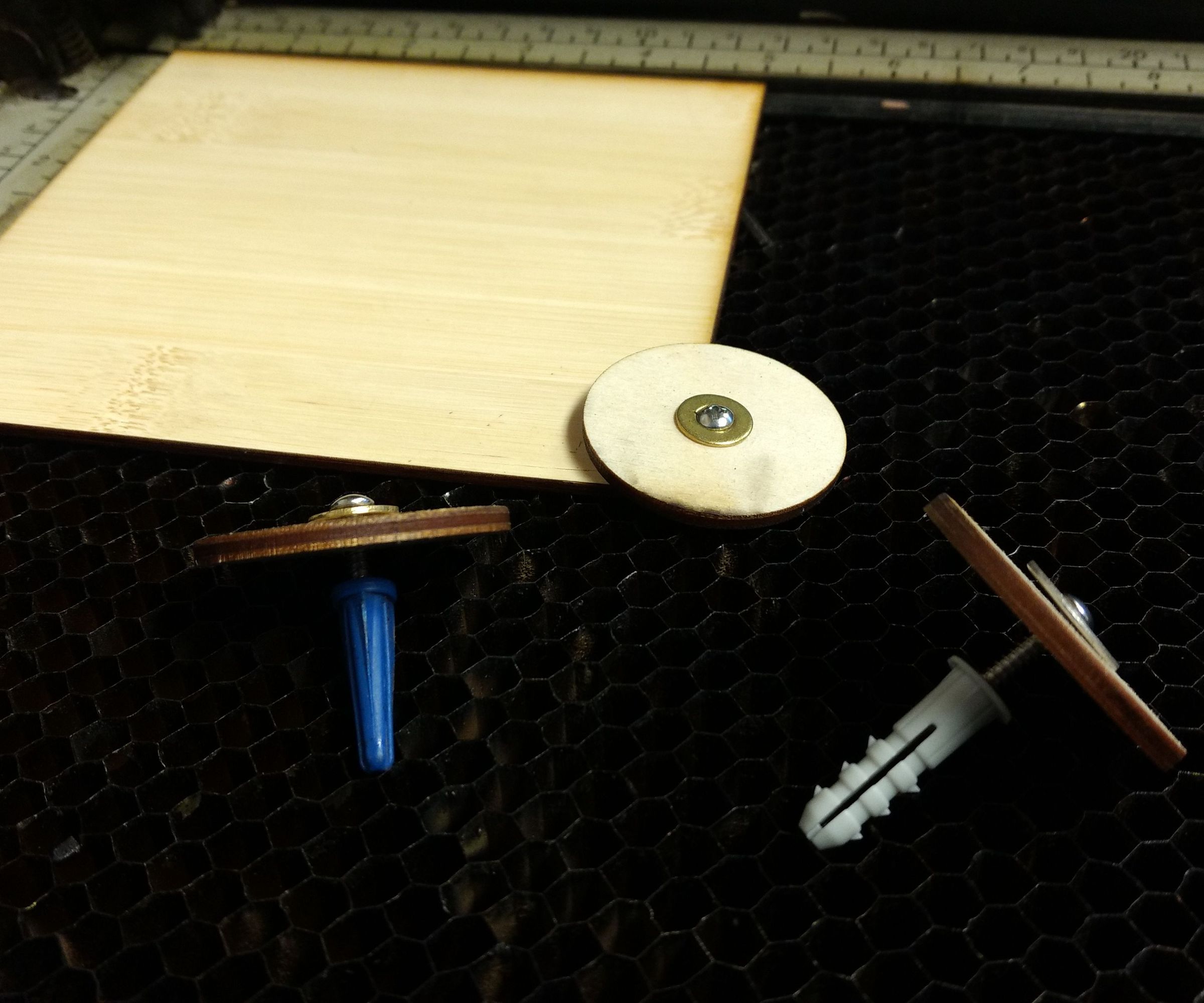 Material Fastener for Laser Cutter