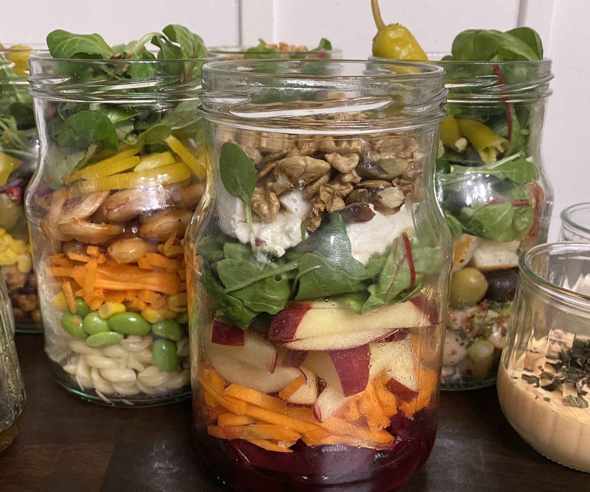 Salad Jars 5 Day Meal Prep 