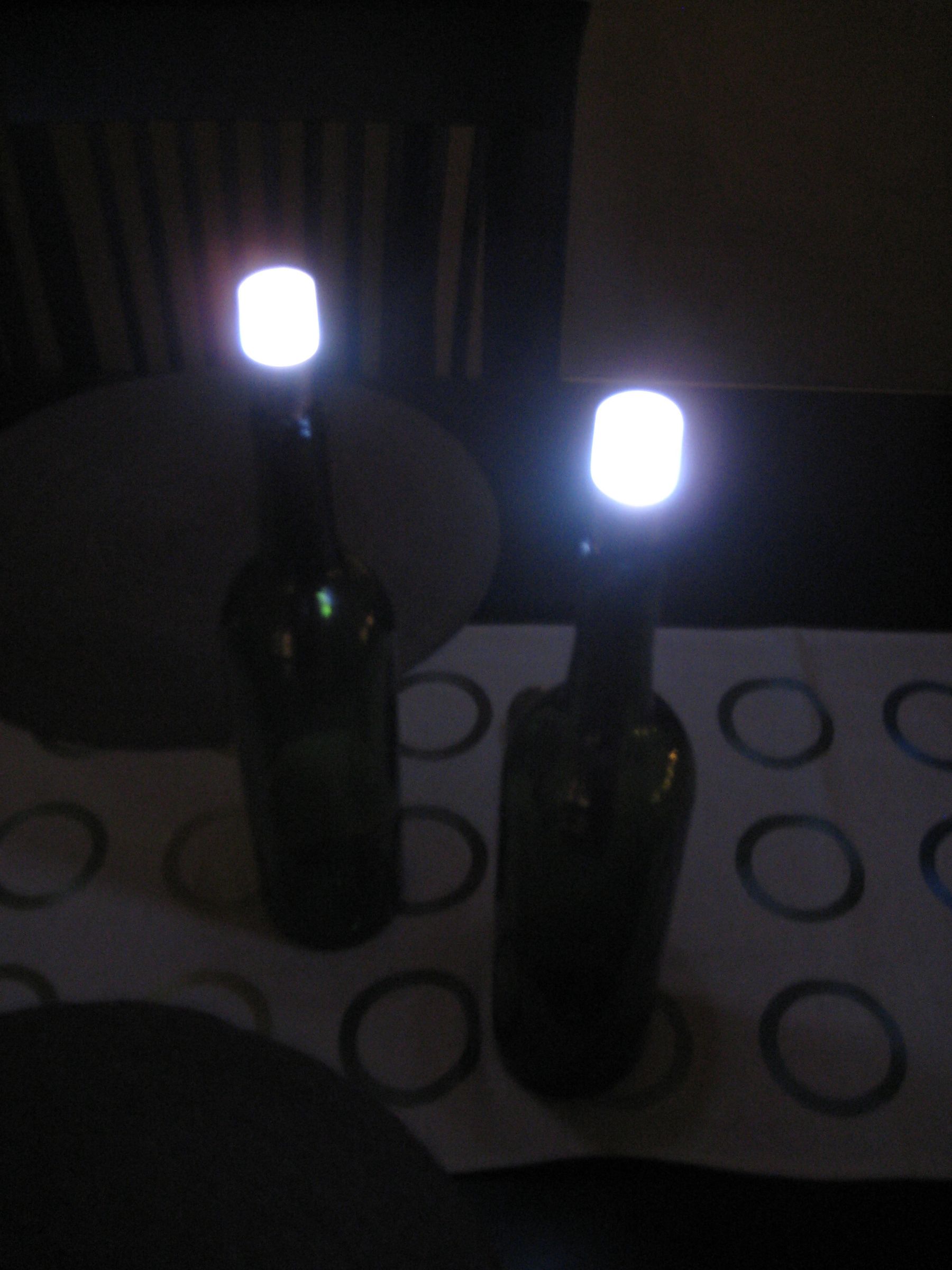 LED Wine Bottle Table Lamp