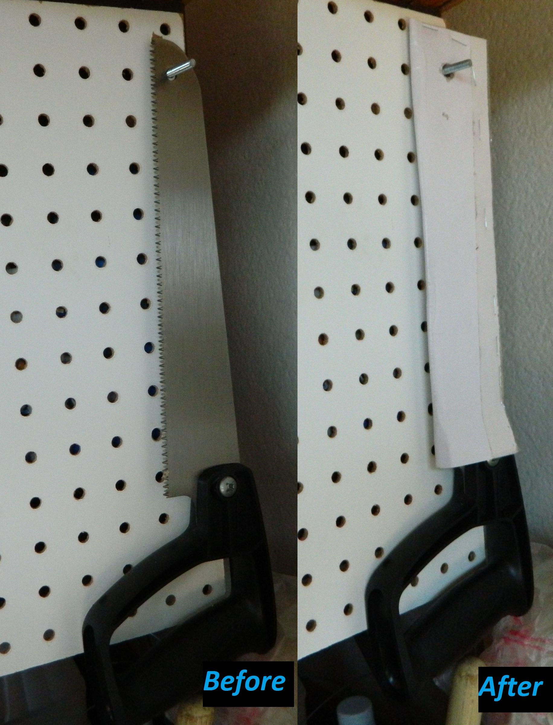 Cardboard Hand Saw Blade Guard 5 Steps Instructables