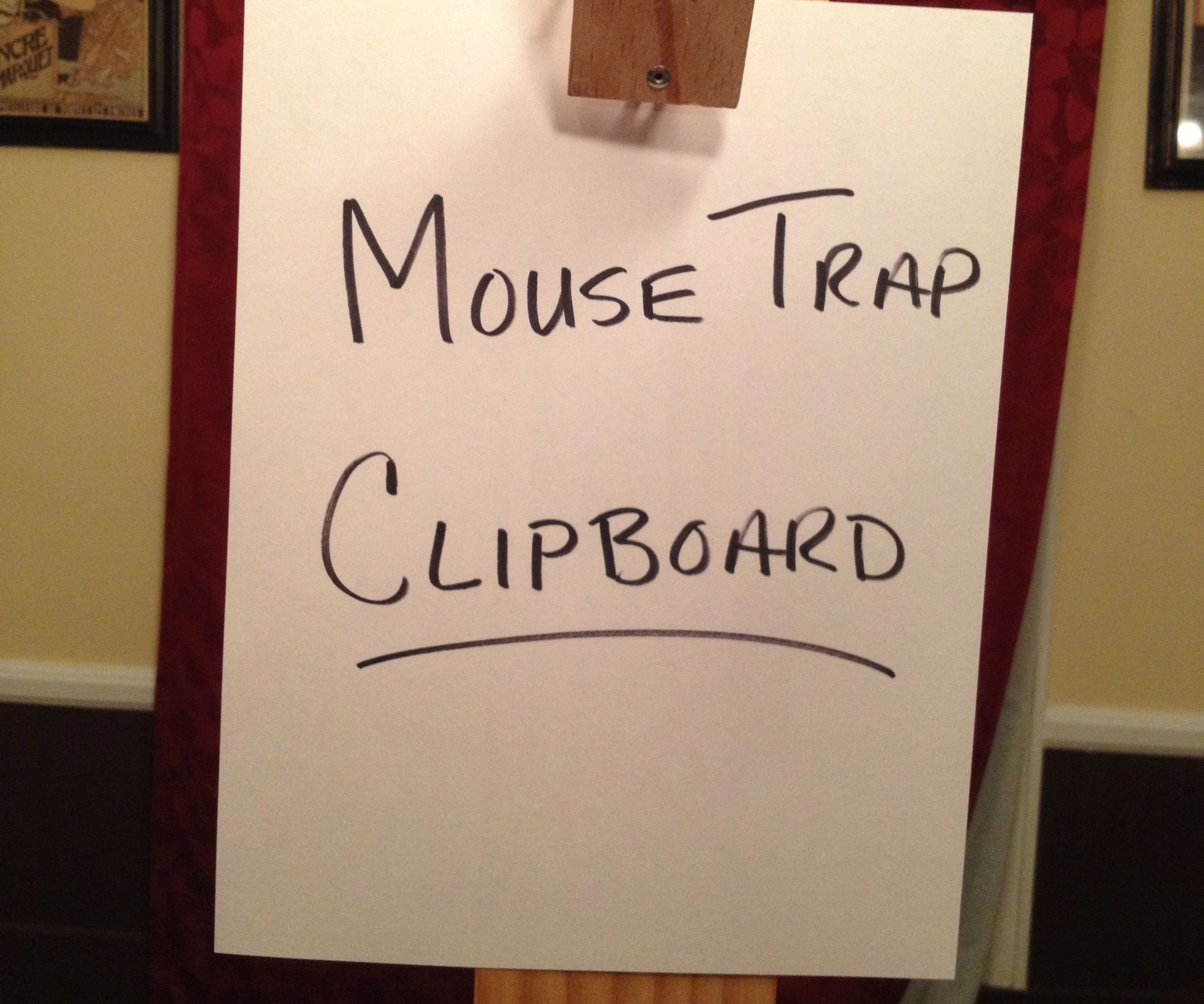Mouse Trap Clipboard