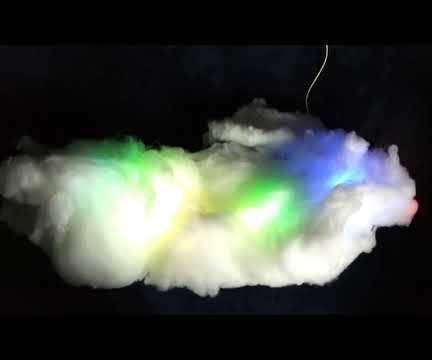 Easy Peasy LED Cloud Project With Recycling Material
