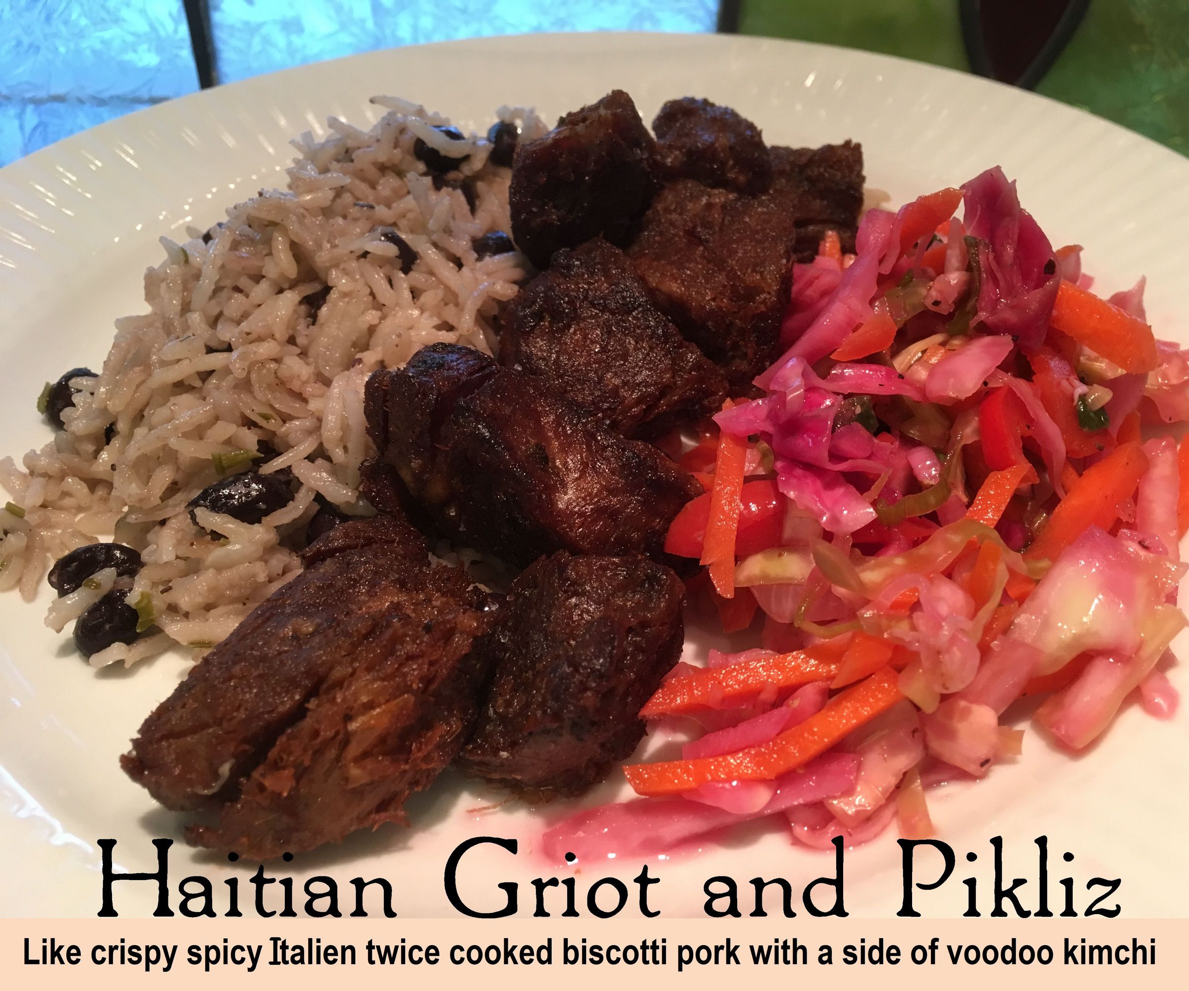 Haitian Griot and Pikliz
