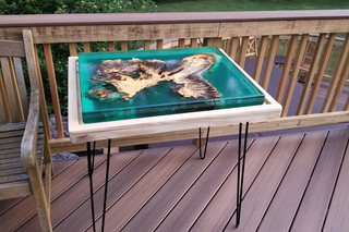 Tropical Epoxy Island Table 5 Steps with Pictures Instructables