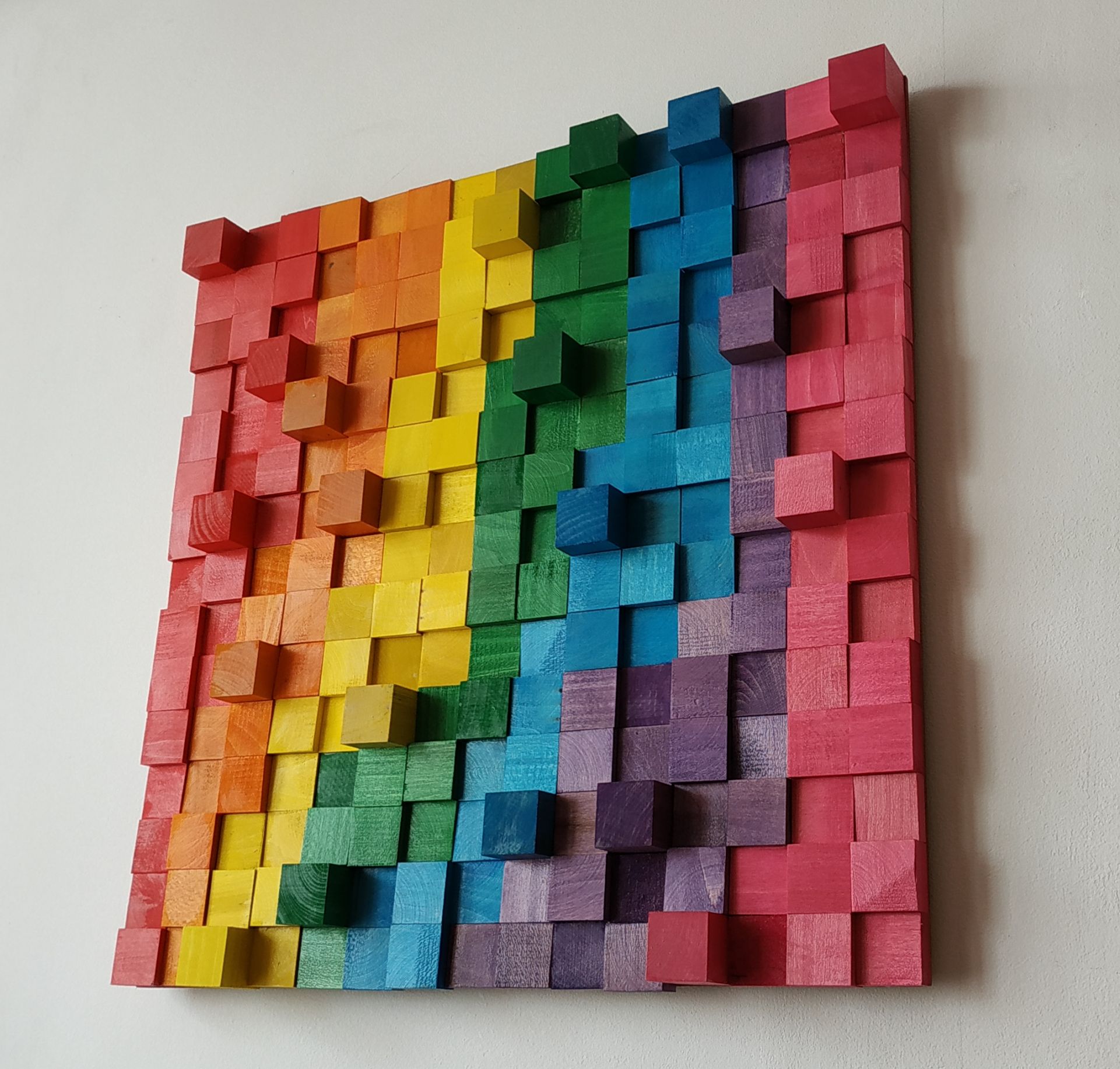 Wooden Rainbow Wall Art 3 Steps (with Pictures) Instructables