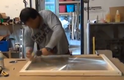 DIY FRAME From a 2x4 Fresnel Lens Frame Artwork