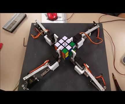 Rubik Cube Solver Robot