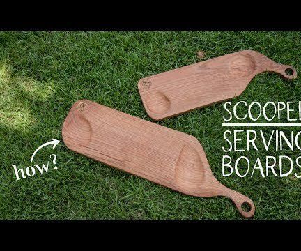 SCOOPED SERVING BOARDS