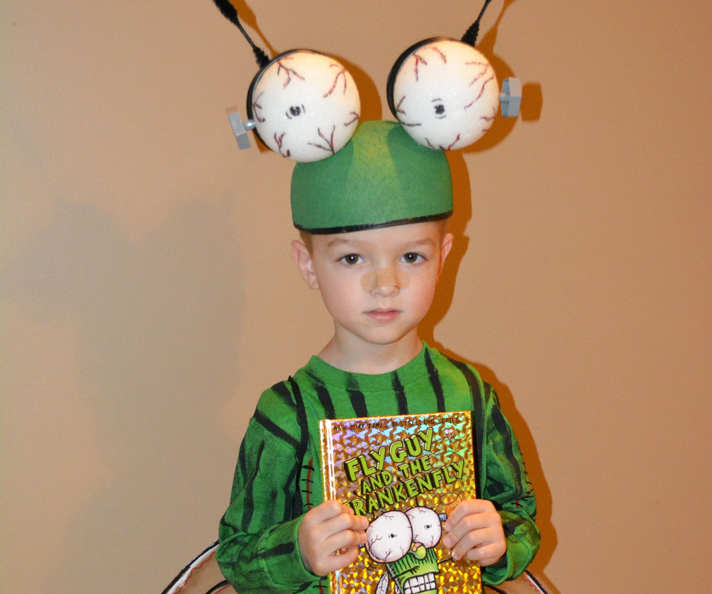 Easy 'Fly Guy' Book Series Kids Halloween Costume - Frankenfly