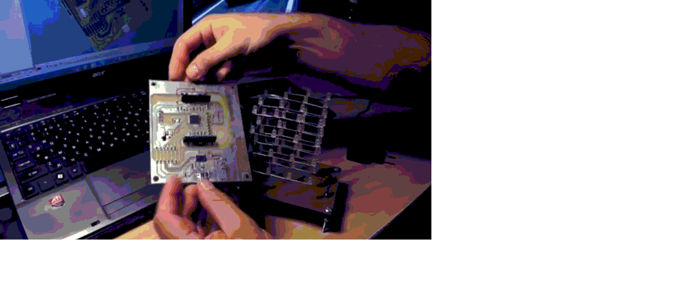 4x4x4 Blue Led Cube [Altium Designer 10]