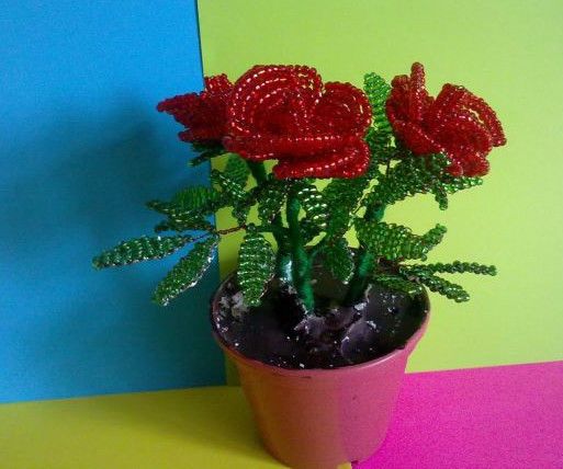 Beaded Roses for Your Special Someone