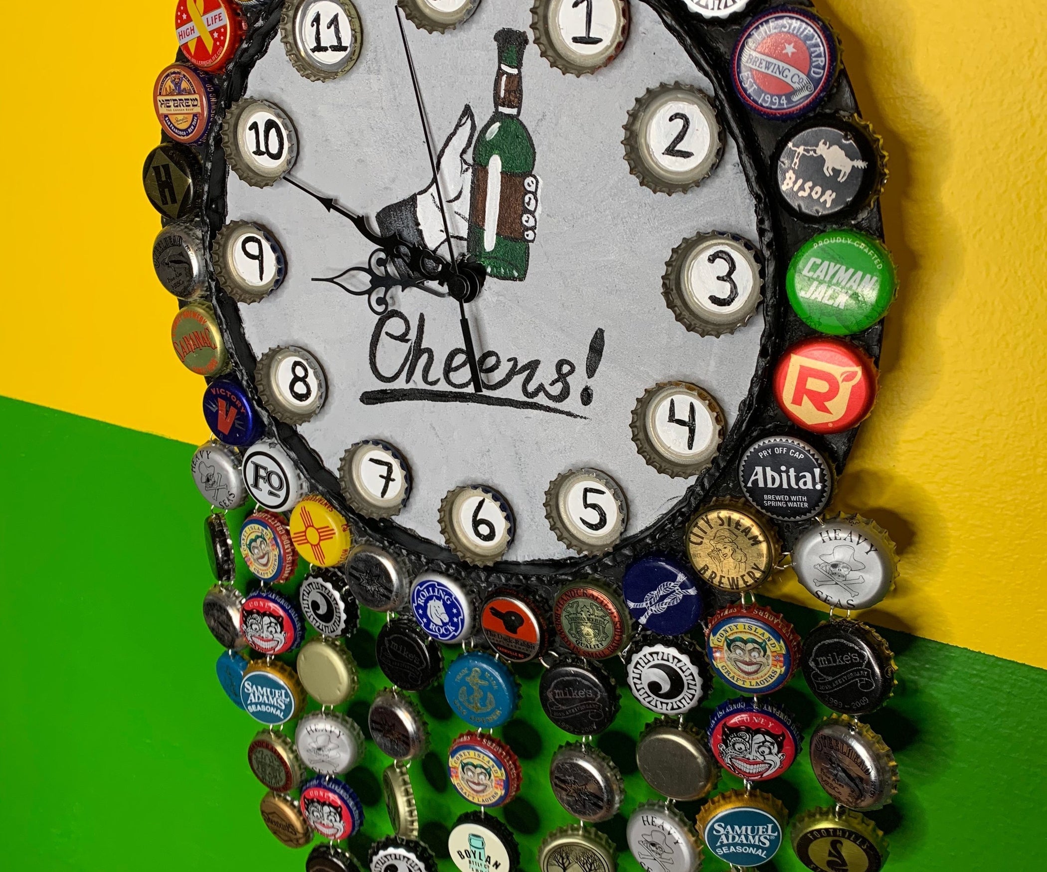Bottle Cap Clock 9 Steps (with Pictures) Instructables