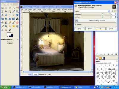 Night Lighting and Glowing Lamp/Moon/Flashlight