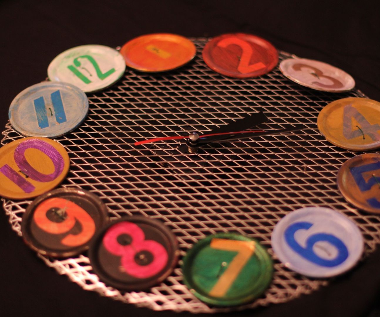 Making a Can Lid Clock