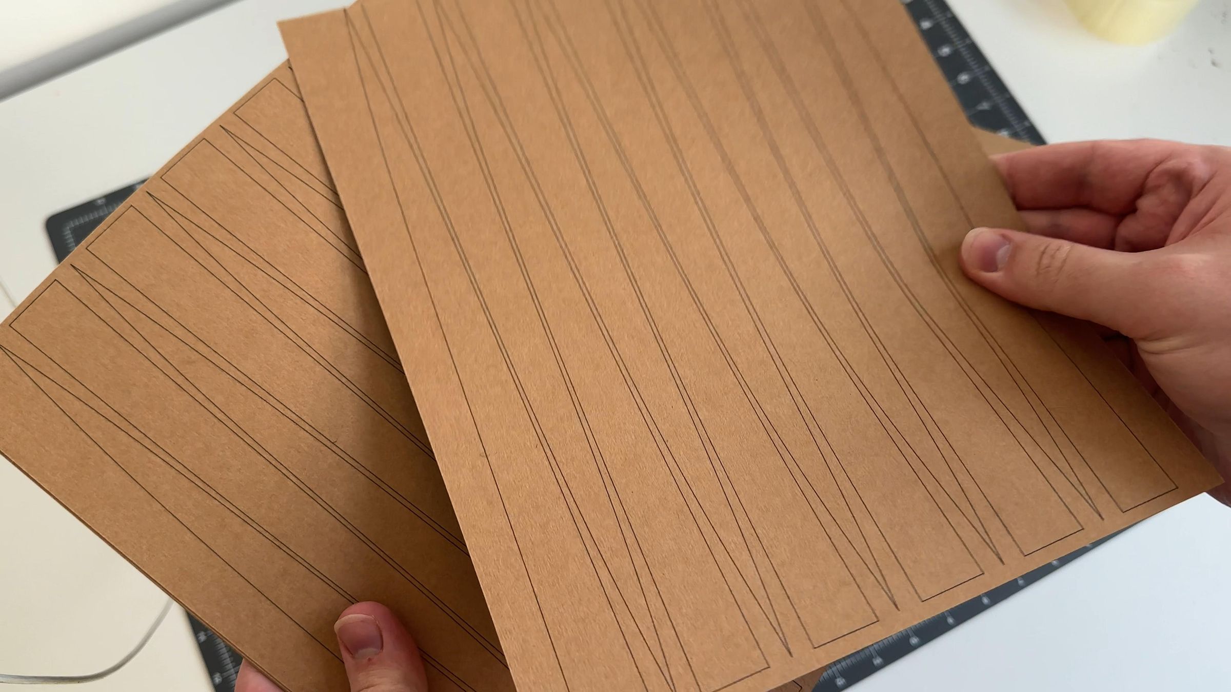 Align the Cardboard Sheets