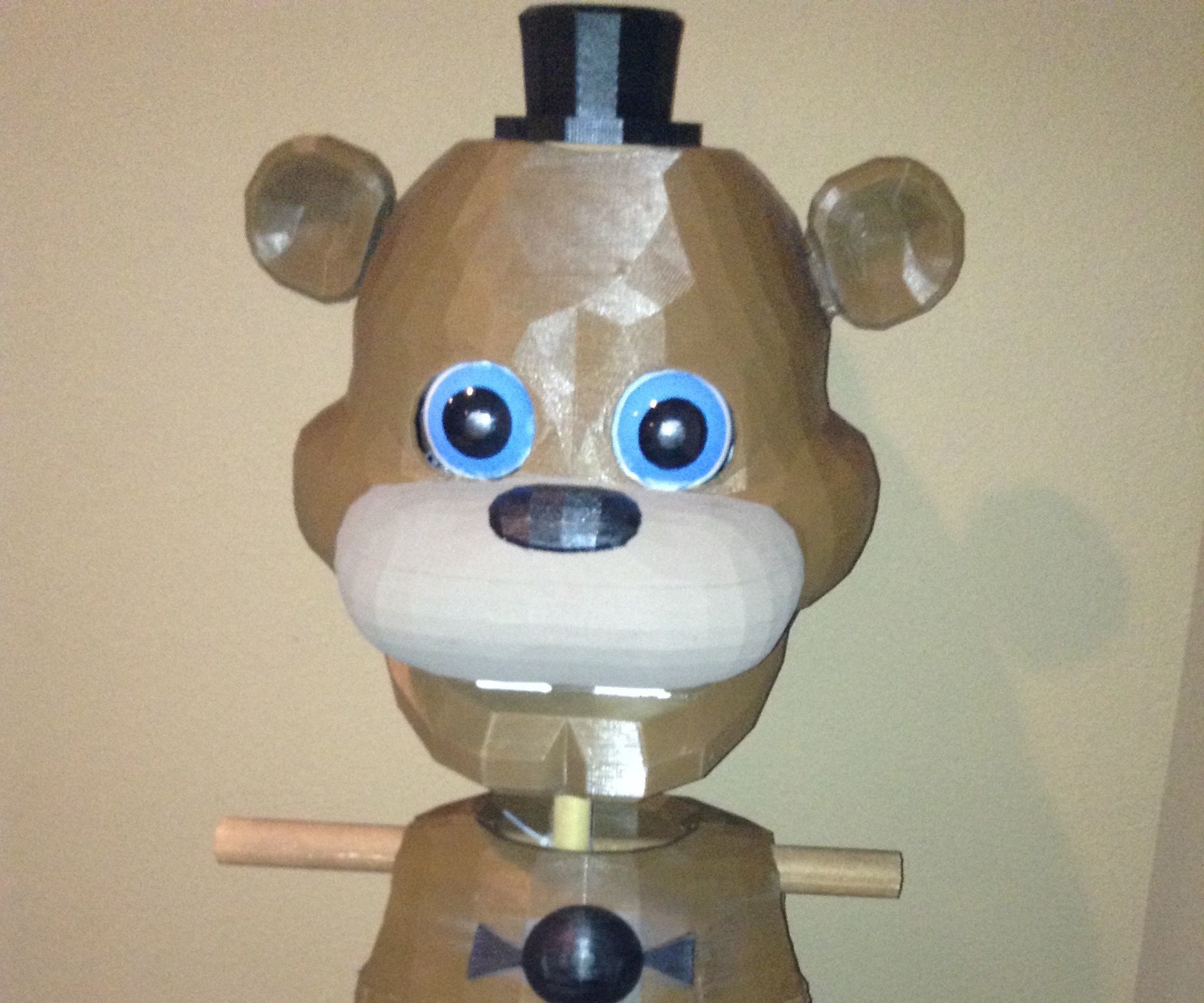 3D Printed Freddy Fazbear Costume
